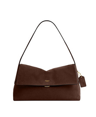 Chelsea Large Suede Shoulder Bag 36 | Macy's