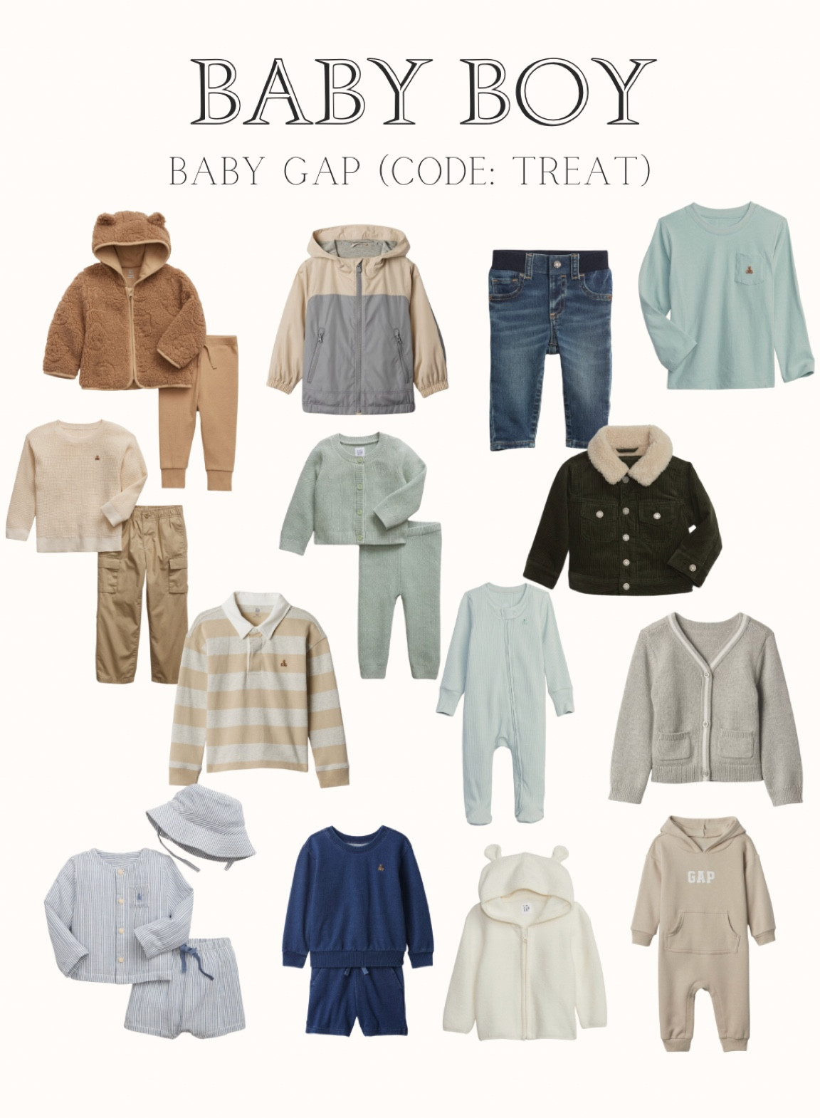 Baby boy/ toddler gap sale finds! 40% off, and an extra 20% off using the code TREAT !!



#LTKfamily #LTKbaby #LTKbump