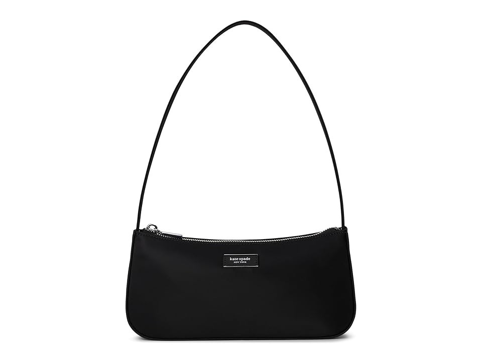 Kate Spade New York Sam Icon Ksnyl Shoulder Bag Shoulder Women's Handbags Black, Leather/Nylon | Zappos