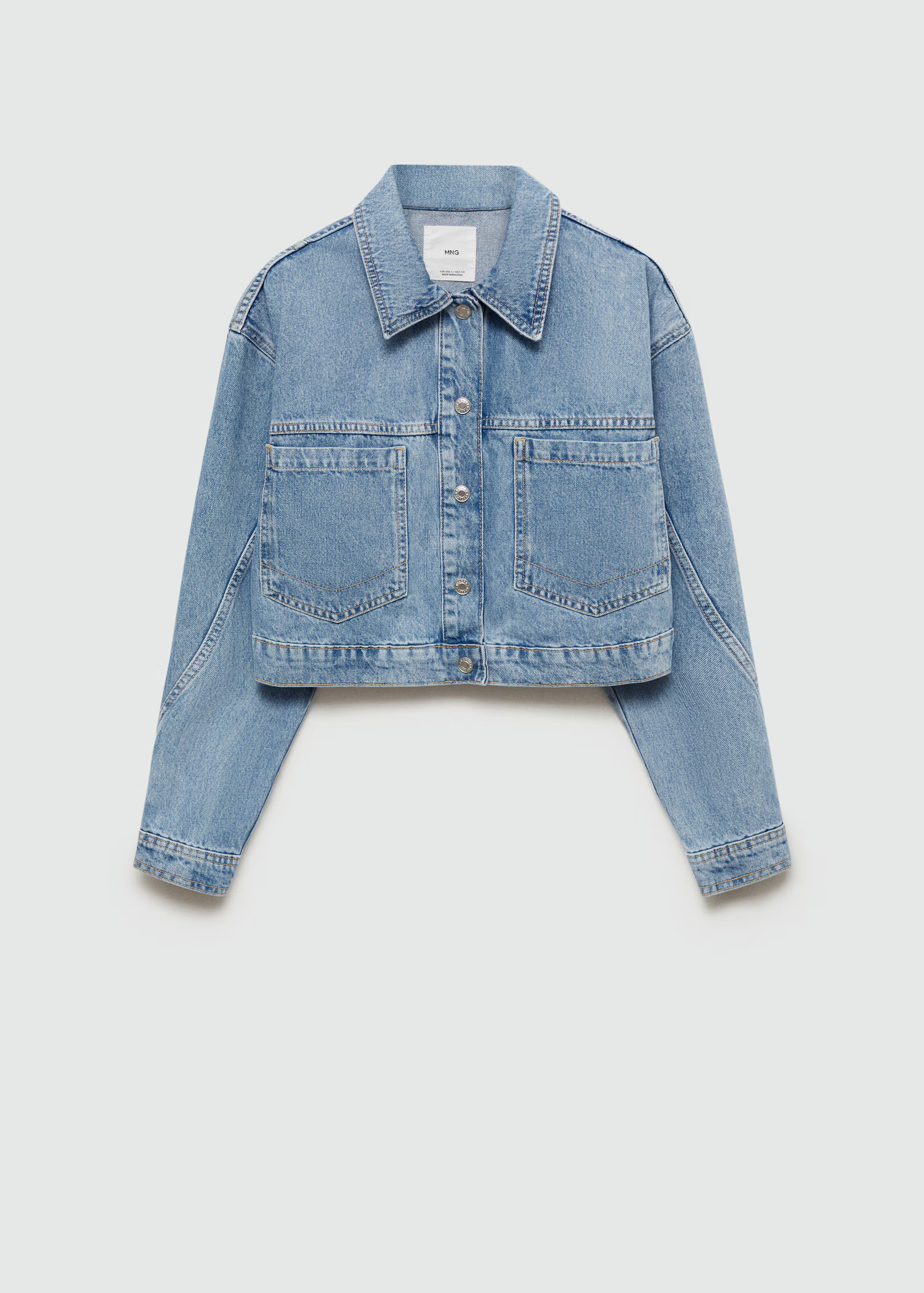 Pocketed denim jacket | MANGO (US)