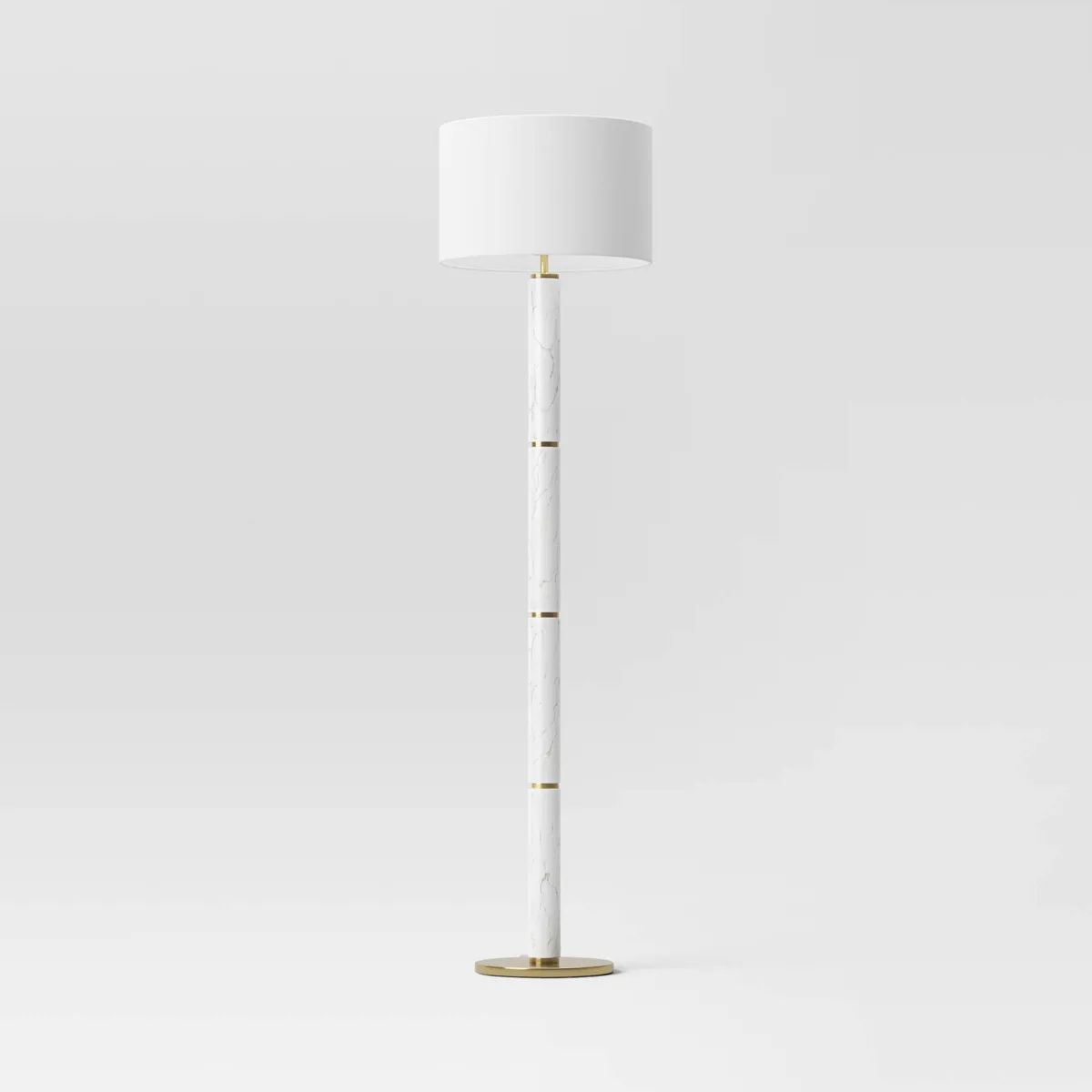 Faux Marble Stick Floor Lamp - Threshold™ | Target