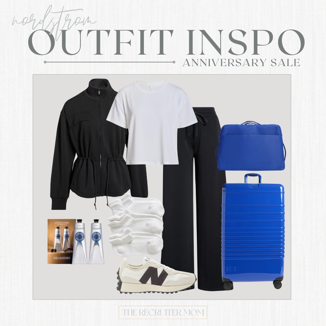 The perfect travel day outfit from the Nordstrom Anniversary Sale! Comfortable layers, versatile sneakers, and travel essentials you'll use long after your trip. #NSale #NordstromAnniversarySale #LTKStyleTip

#LTKTravel #LTKSeasonal #LTKActive #LTKOver40
