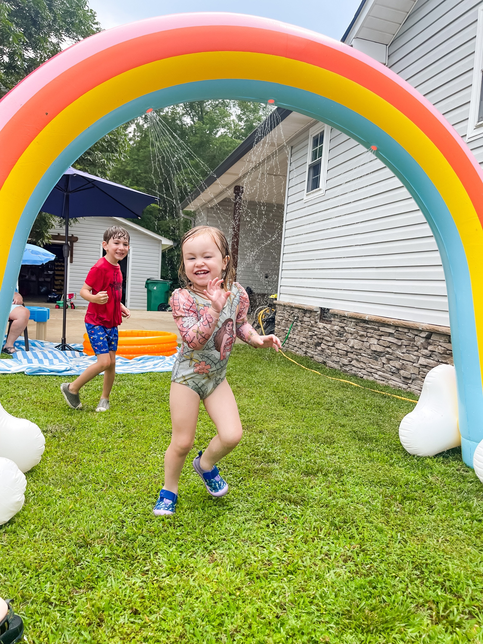 Outdoor water sprinkler for kids!

#LTKswim #LTKkids #LTKfamily