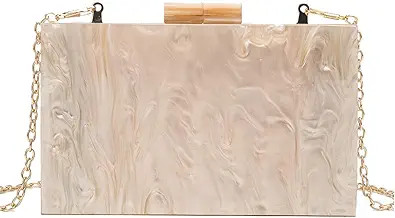 LETODE Acrylic Clutch Bags Purse Perspex Bag Handbags for Women | Amazon (US)