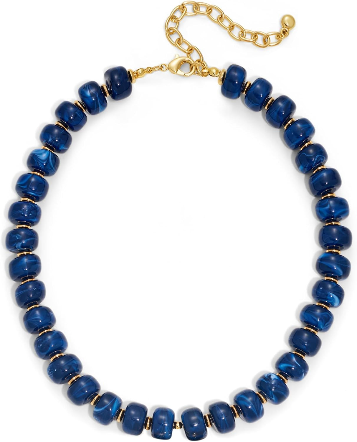 LILIE&WHITE Resin Chunky Beaded Necklace for Women Minimalistic Modern Statement Necklace Jewelry Accessories | Amazon (US)