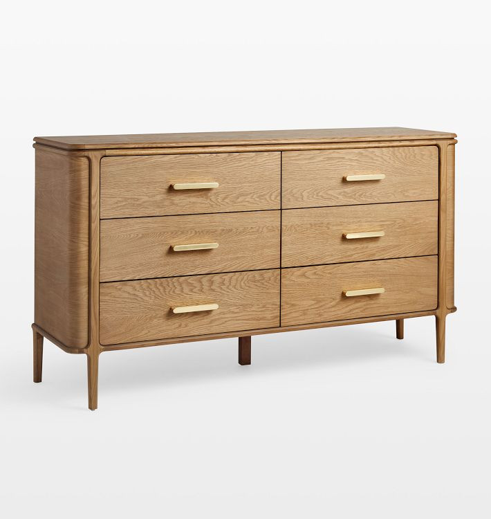 Esme 6-Drawer Dresser, 60" | Rejuvenation