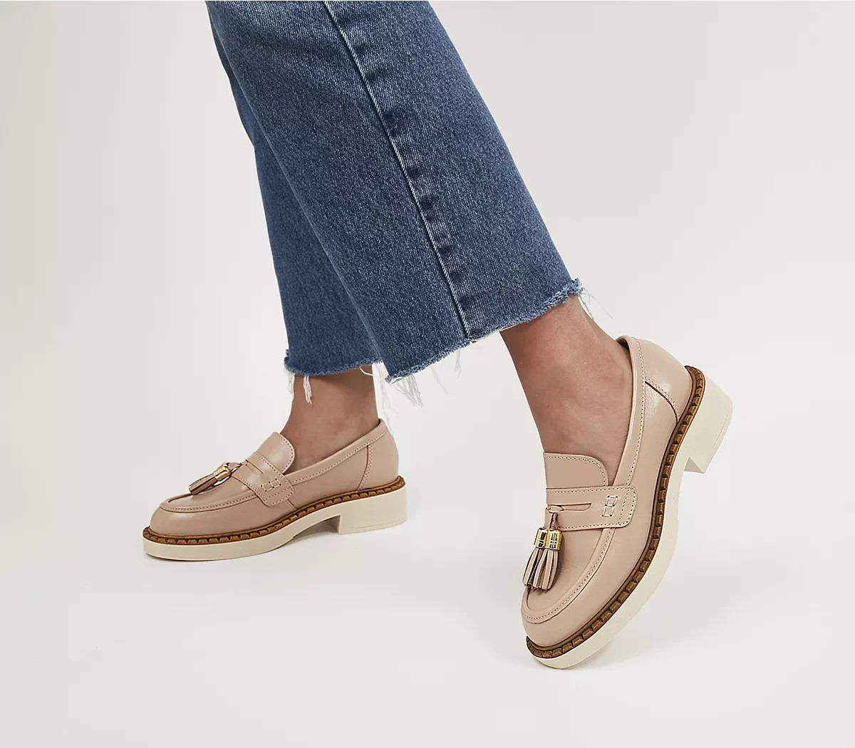 Office
								Fable Chunky Loafers
								Nude Leather | OFFICE London (UK)