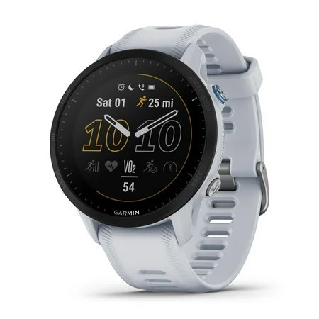 Garmin Forerunner® 955, GPS Running Smartwatch, Tailored to Triathletes, Long-Lasting Battery, Whitestone | Walmart (US)