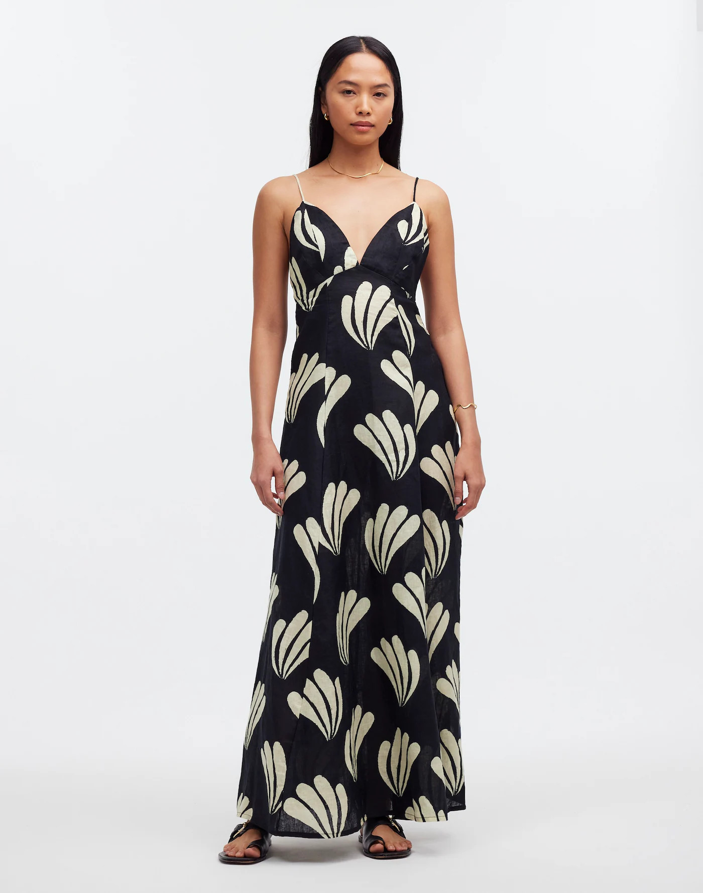 Zulu & Zephyr Palm Linen Dress | Madewell