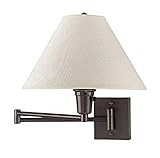 Cal Lighting BO-635-DB Wall Sconce with White Fabric Shades, Dark Bronze Finish | Amazon (US)