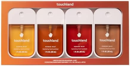 Touchland Limited Edition Seasonal Power Mist Hand Sanitizer 4-Set | Amazon (US)