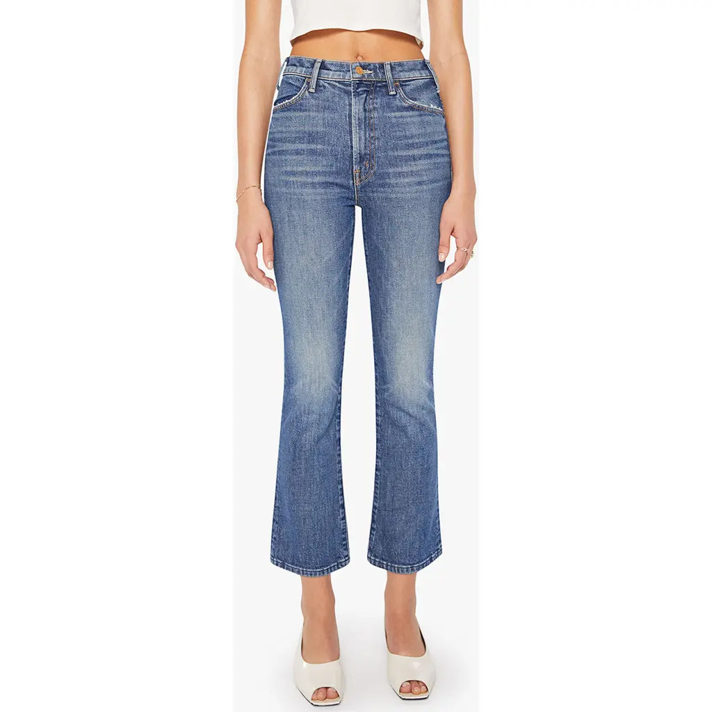 MOTHER The Hustler High Waist Ankle Bootcut Jeans in Bending The Rules at Nordstrom Rack, Size 29 | Nordstrom Rack