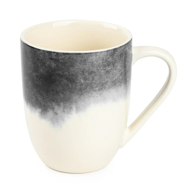 Thyme & Table Grey Drip Stoneware Coffee Mug, 15 fl oz - Walmart.com | Walmart (US)