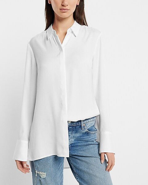 Tunic Relaxed Portofino Shirt | Express