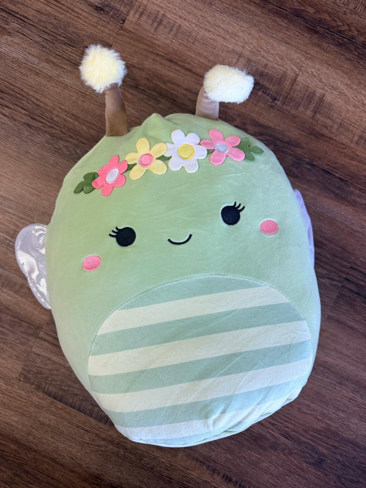 Looking for the perfect cute plush toy addition to your nursery decor or kids bedroom styling? This adorable green butterfly Squishmallow plushie brings the ultimate cozy vibes. Featuring a sweet pastel flower crown, striped belly, and sparkly wings, it is a must-have for plush collectors and kid-friendly spaces alike. It makes an excellent birthday gift for kids, a cute playroom accent, or a soft decorative pillow for a pastel aesthetic bedroom.

Squishmallow plush

green butterfly plush

flower crown plush toy

cute nursery decor

kids bedroom ideas

aesthetic plushies

viral plush toy

toddler gift guide

plush collector finds

pastel bedroom decor

cozy playroom accents

decorative plush pillow

soft kids toys

trendy bedroom aesthetic

cute gift ideas for kids 

 #LTKBaby #LTKKids