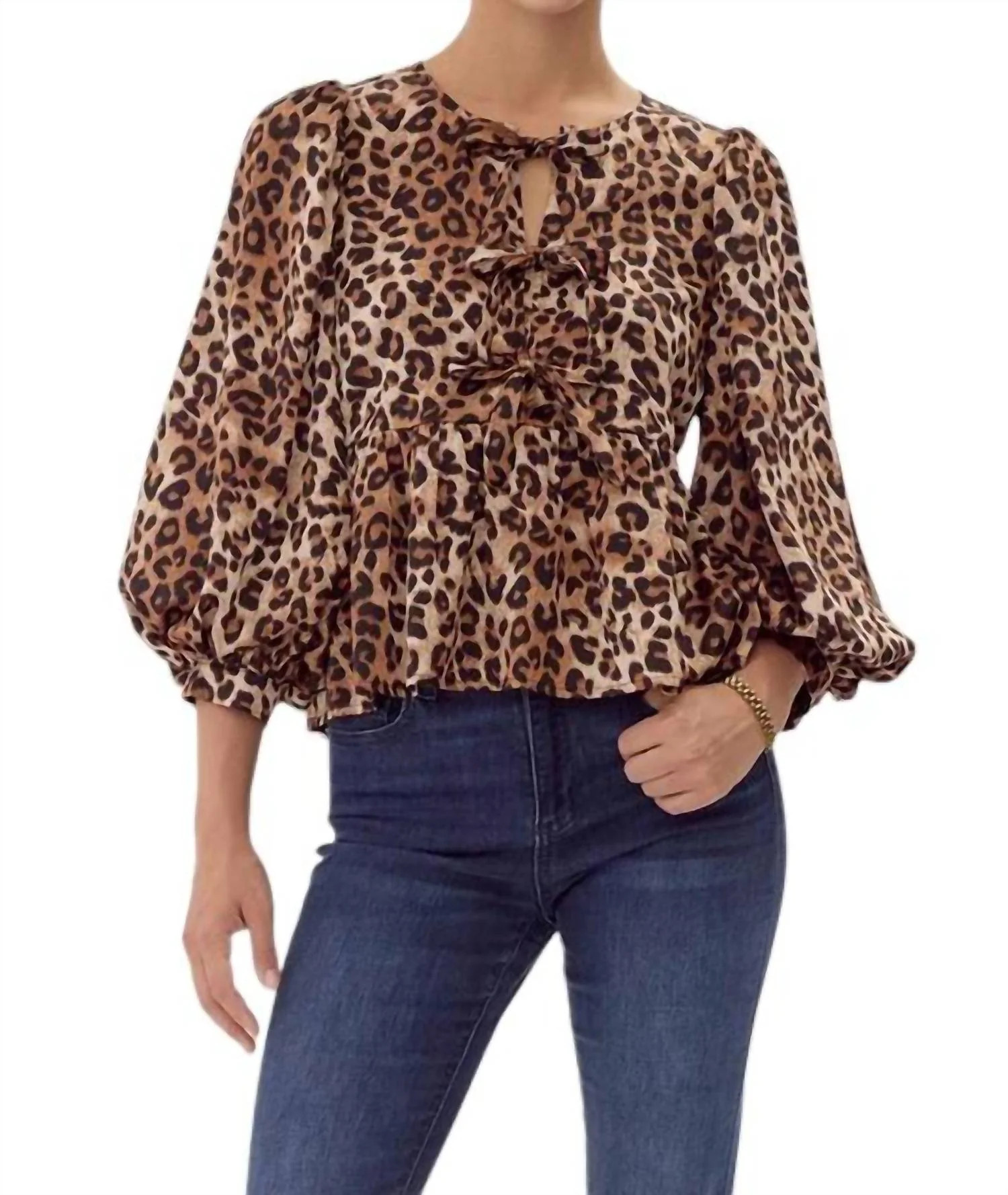 Crazed Cheetah Top In Leopard | Shop Simon