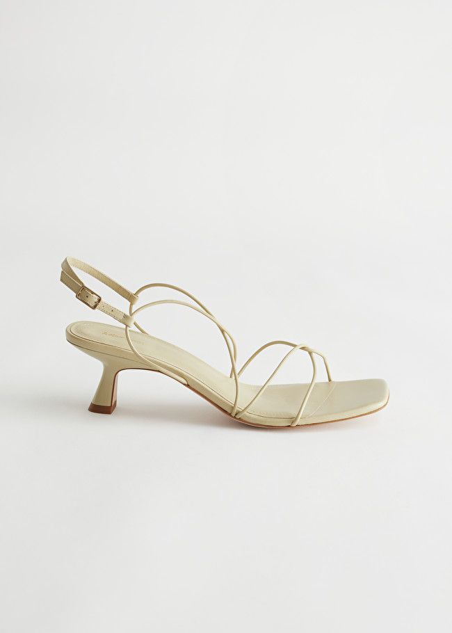 Leather Squared Toe Heeled Sandals | & Other Stories (EU + UK)
