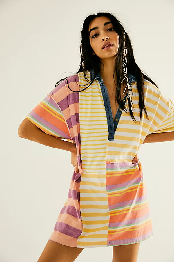 Charlie Tee Dress by Free People, Original Combo, L | Free People (Global - UK&FR Excluded)
