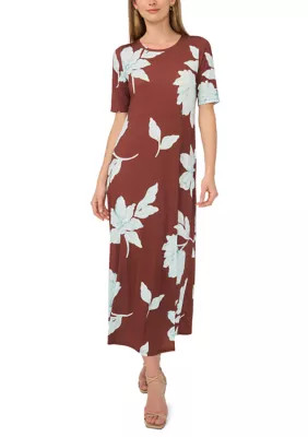 Petite Cap Sleeve Midi Dress | Belk