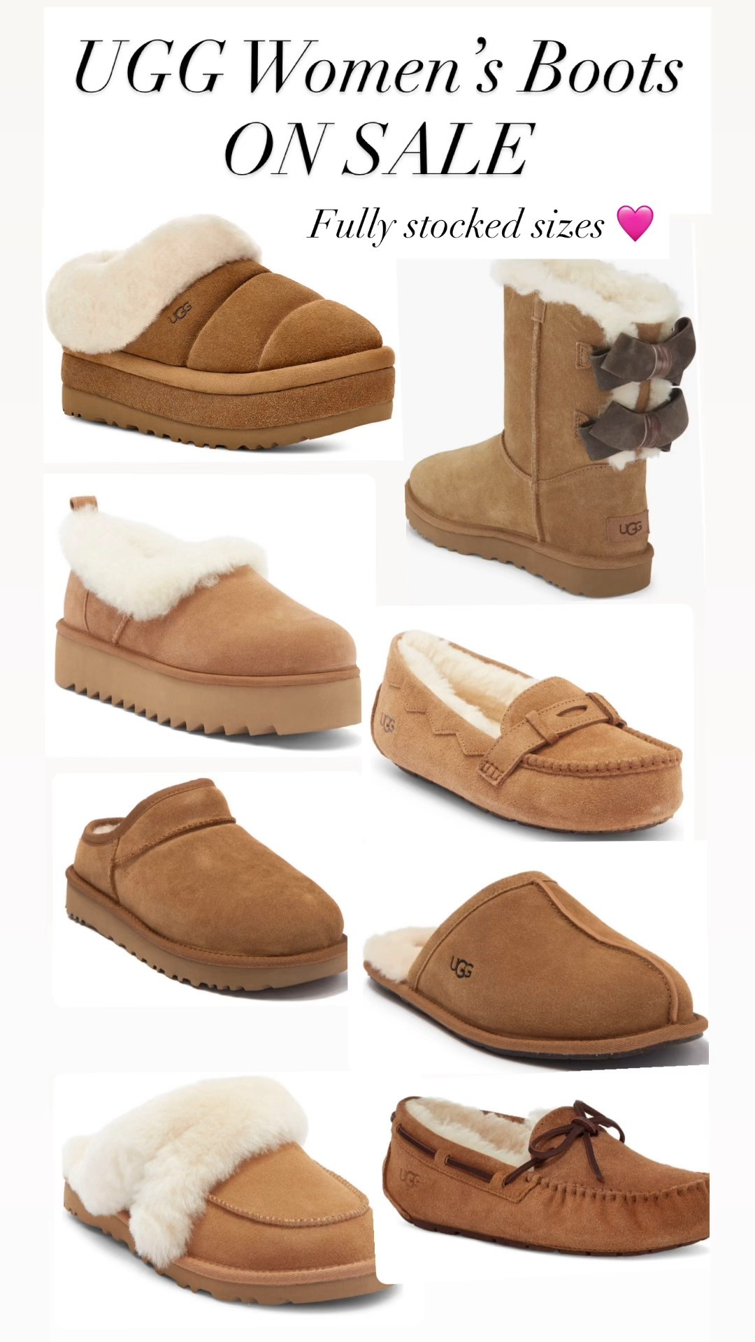 UGG WOMENS SALE 
Fully stocked sizes 🩷

#LTKSaleAlert #LTKHoliday #LTKGiftGuide