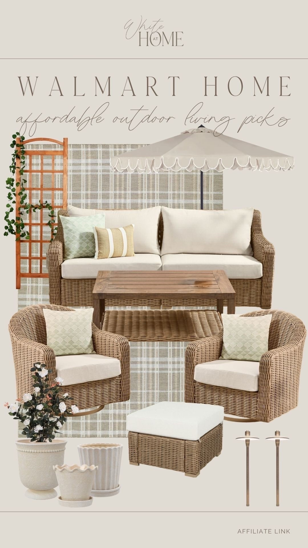 Achieving a high-end outdoor living space doesn’t have to be expensive! Walmart has the prettiest collections and sets that are comfortable, beautiful, and affordable. I love this entire look together! 

#LTKHome