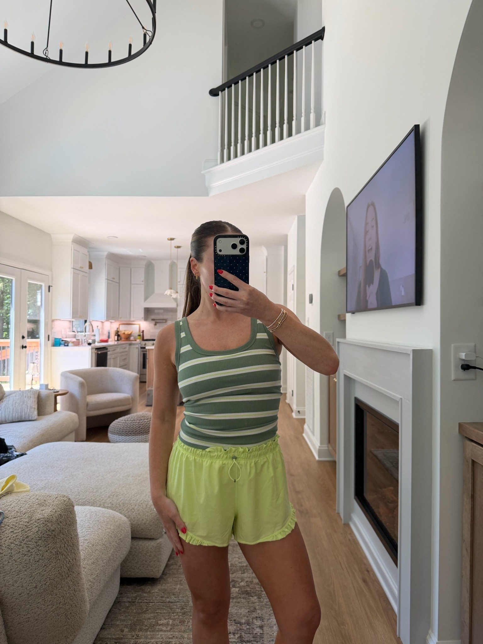Small in everything - top has built in bra, shorts have built in shorts!

#LTKootd