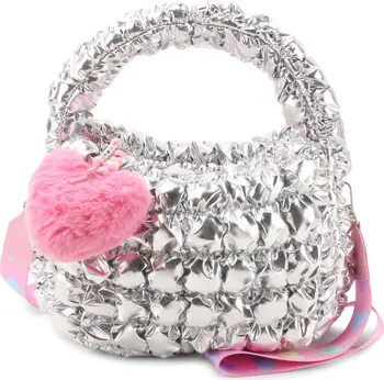 OMG Accessories Kids' Metallic Scrunch Crossbody Bag | Nordstrom | Nordstrom