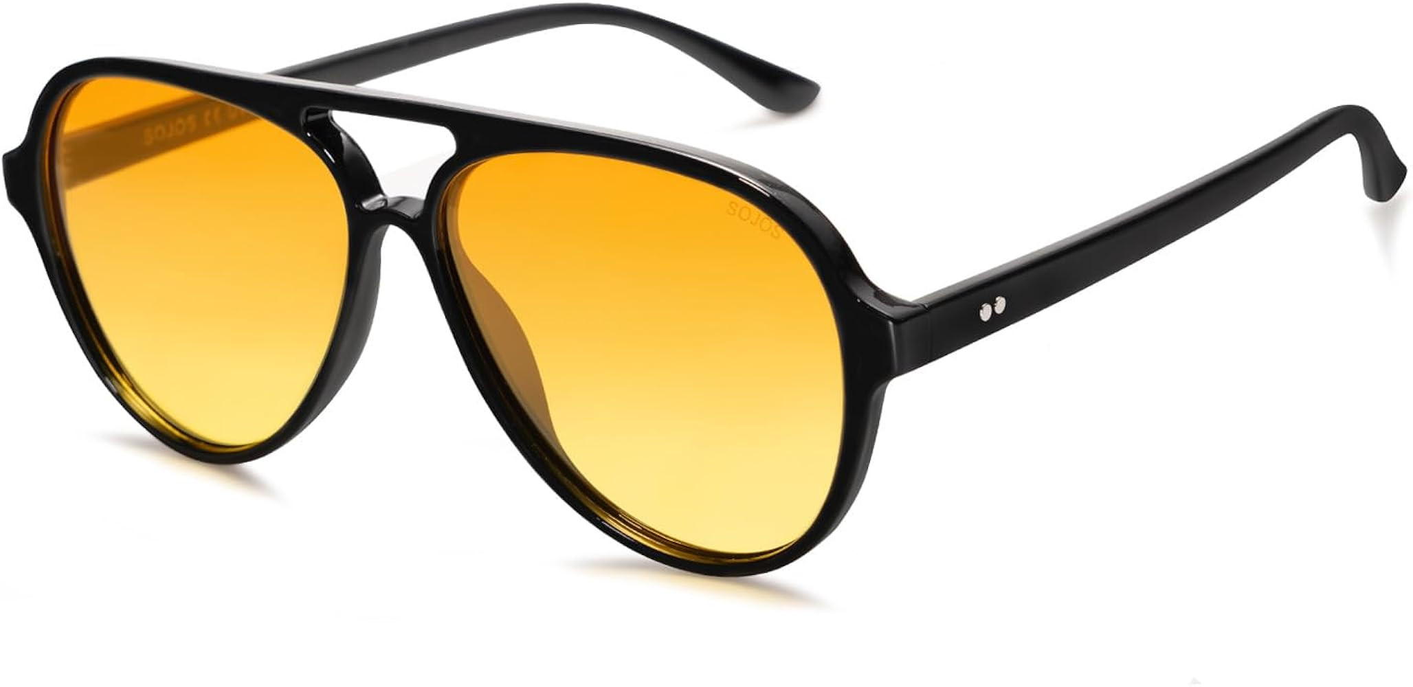 SOJOS Classic Polarized Aviator Sunglasses for Women Men, Retro Trendy Aviators Shades SJ2201 | Amazon (US)