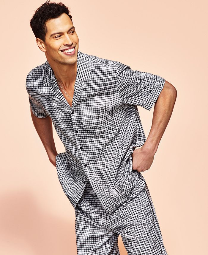 Men's Relaxed-Fit Check Shirt, Created for Macy's | Macys (US)