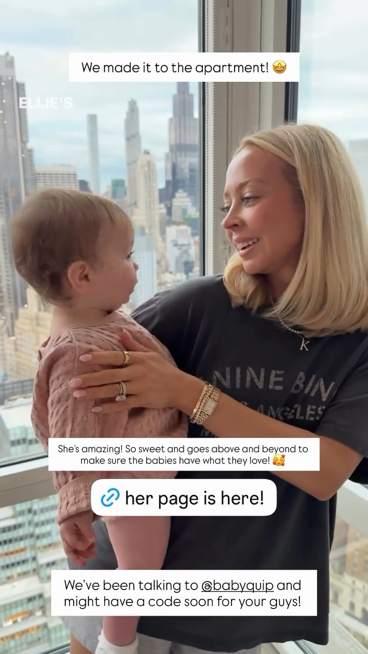 We made it to the apartment! 🤩 We’ve been talking to @babyquip and might have a code soon for your guys!  She’s amazing! So sweet and goes above and beyond to make sure the babies have what they love! 🥰

My Anine Bing tee is from @Revolve and the girls are wearing @Rylee & Cru! Linking our looks here! 💕

#LTKootd #LTKmomlife #LTKKids
