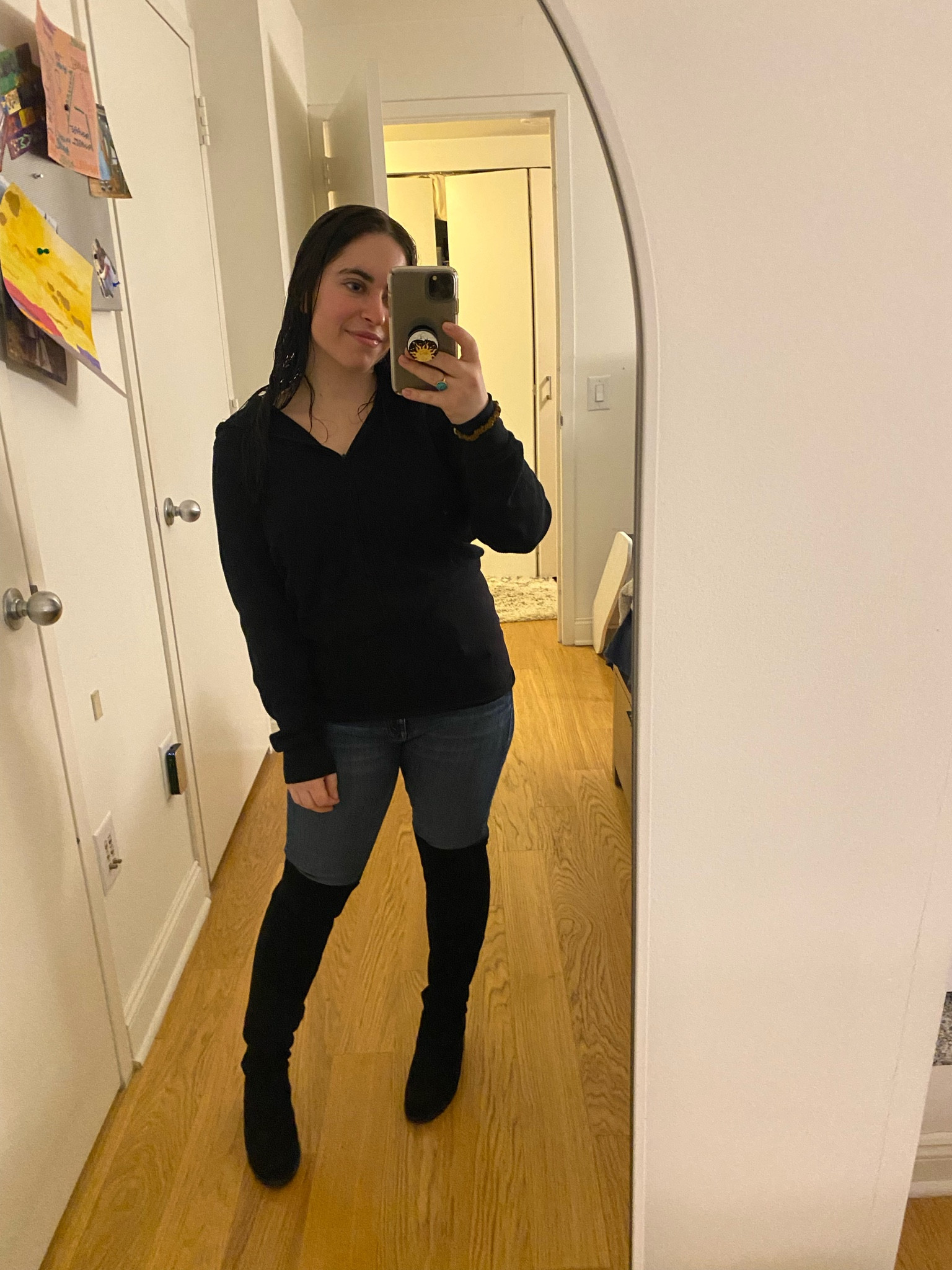 Lovee these boots. I wear a 6.5, jeans are a 27 ☕️
•
•

Super high rise jeans | baggy jeans women | crop jeans womens | mom jeans | White jeans | levis | ripped jeans | maternity mom jeans | stretch mom jeans | levi mom jeans | ae mom jeans | dark blue ripped jeans | plus size jeans 

#LTKworkwear #LTKstyletip #LTKtravel