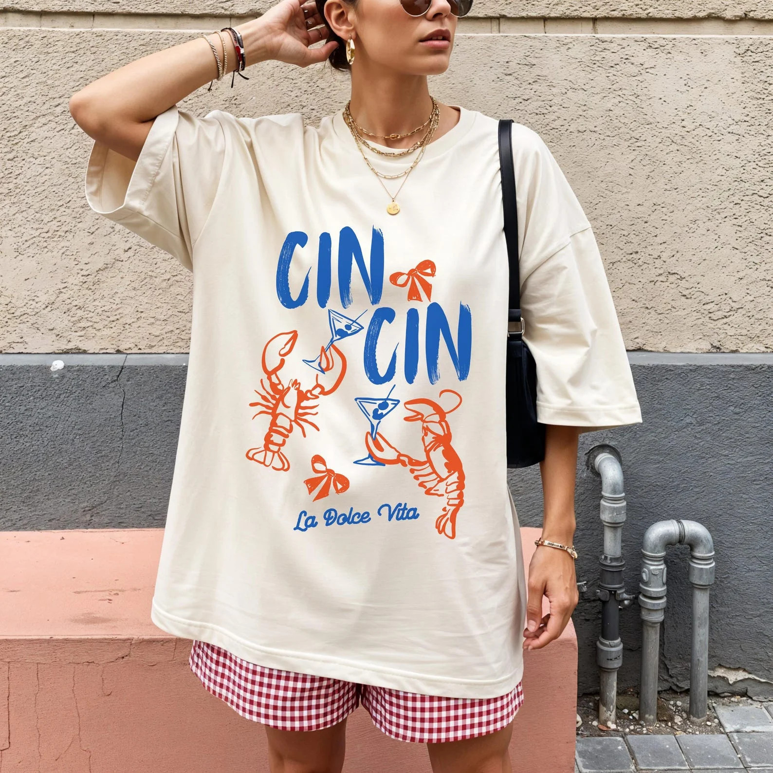 Lobster Shirt, Lobster La Dolce Vita Shirt, Fisherman Aesthetic Shirt, Coastal Lobster Ocean Shir... | Walmart (US)