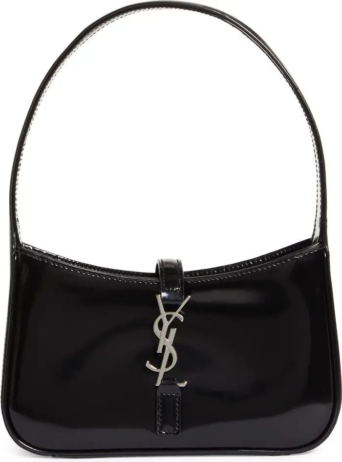 Saint Laurent Mini Le 5 à 7 Glossy Leather Shoulder Bag | Nordstrom | Nordstrom