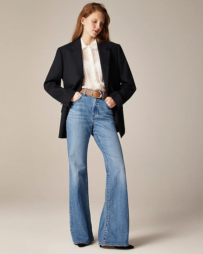 High-rise flare jean in 1996 semi-stretch | J. Crew US