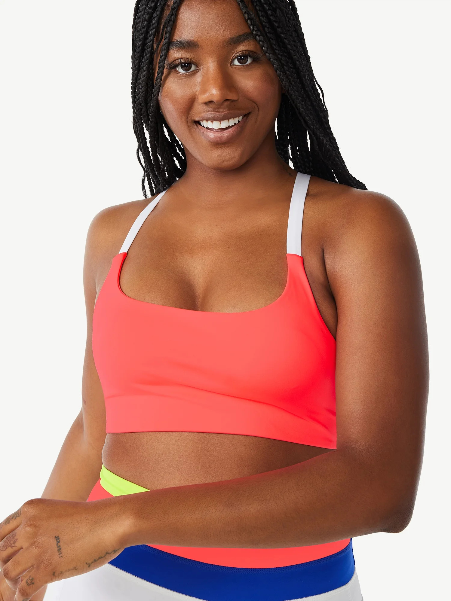 Love & Sports Women's Kikki Compression Sports Bra | Walmart (US)