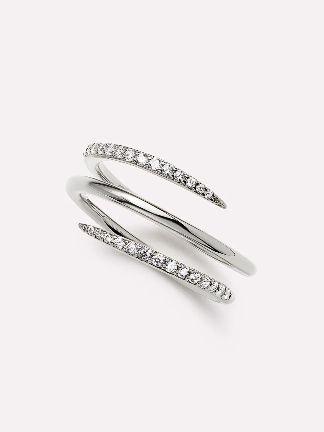 Claw Ring - Oren Triple Silver | Ana Luisa