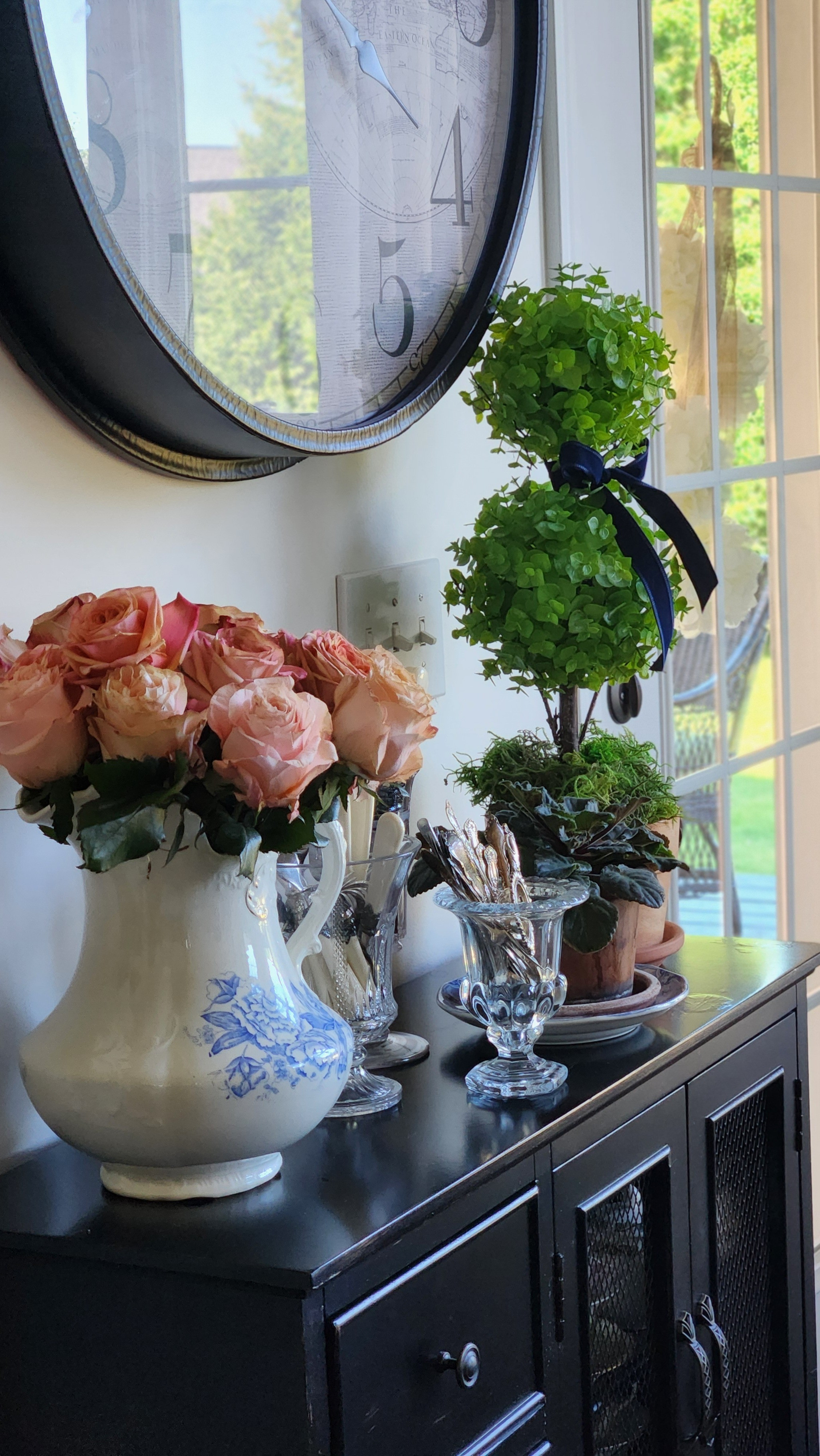 The prettiest vintage ironstone pitcher in blue and white.  Perfect for peonies and garden roses! #vintage #ironstone #pitcher 

#LTKHome #LTKSaleAlert