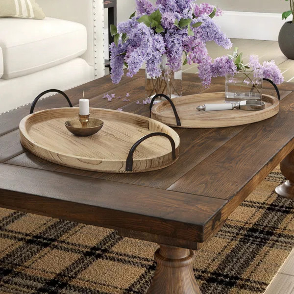 Diggins Solid Wood Tray - Set of 2 | Wayfair North America
