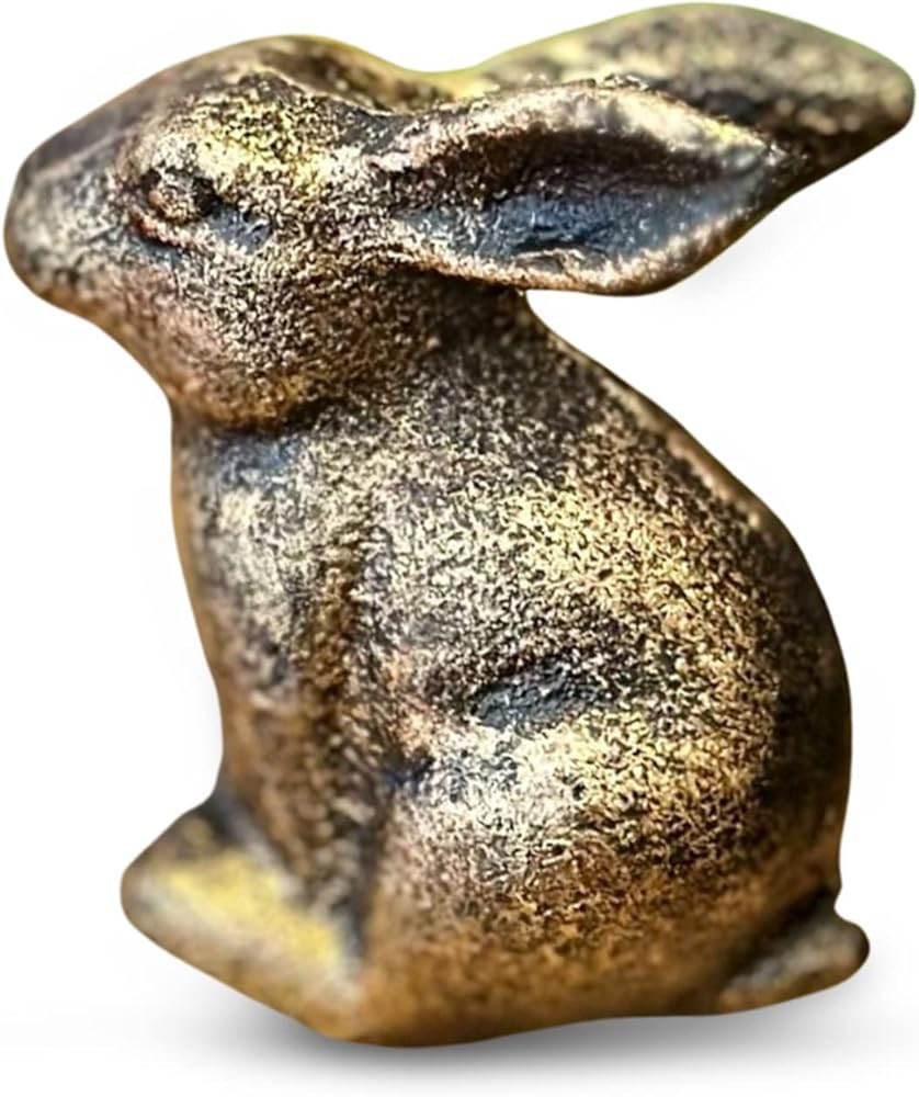 Small Iron Bunny, Handmade Bunny Figurine/Statue, Perfect Decor Home Table Decoration Office Desk... | Amazon (US)