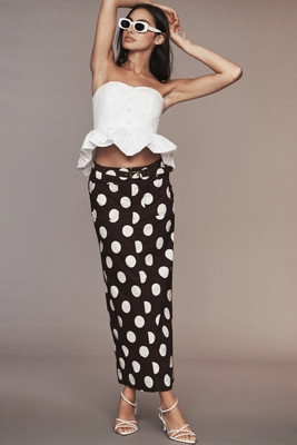 The Colette Belted Maxi Skirt by Maeve | Anthropologie (US)