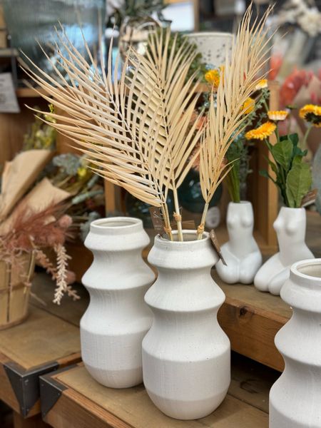 White vase and palm stems

Organic modern vase / white vase / affordable home decor / 

#LTKsalealert #LTKSeasonal #LTKhome