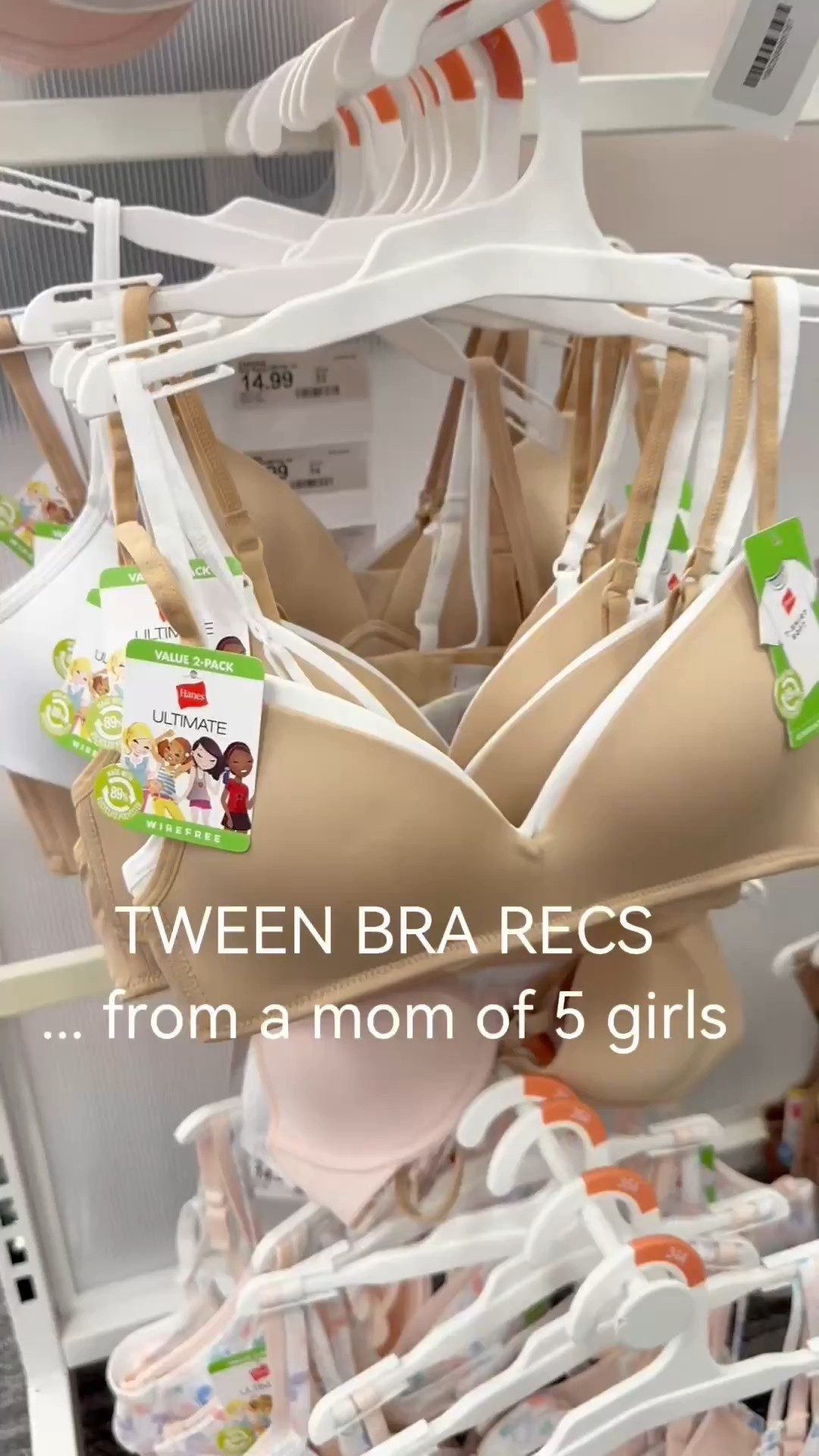 This is the bra I use for younger girls... lightly padded to cover but not a push up or overly padded. 

#LTKKids