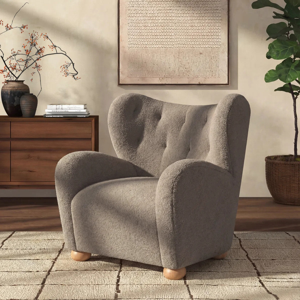 Levin Wingback Accent Chair | Wayfair North America
