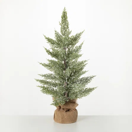Shockley Faux Pine Tree in Rattan Pot | Joss & Main | Wayfair North America