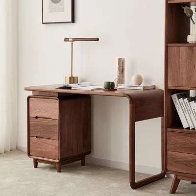Solid wood office desk | Wayfair North America