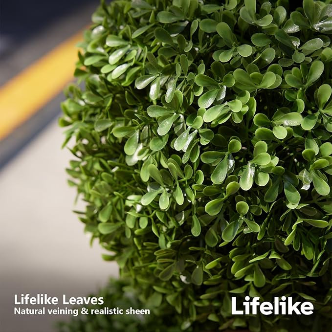 Artificial Boxwood Bunny Topiary Tree - 36in Easter Decorations Outdoor Indoor - 2 Pack UV-Resist... | Amazon (US)