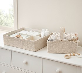 Boucle Nursery Storage | Pottery Barn Kids