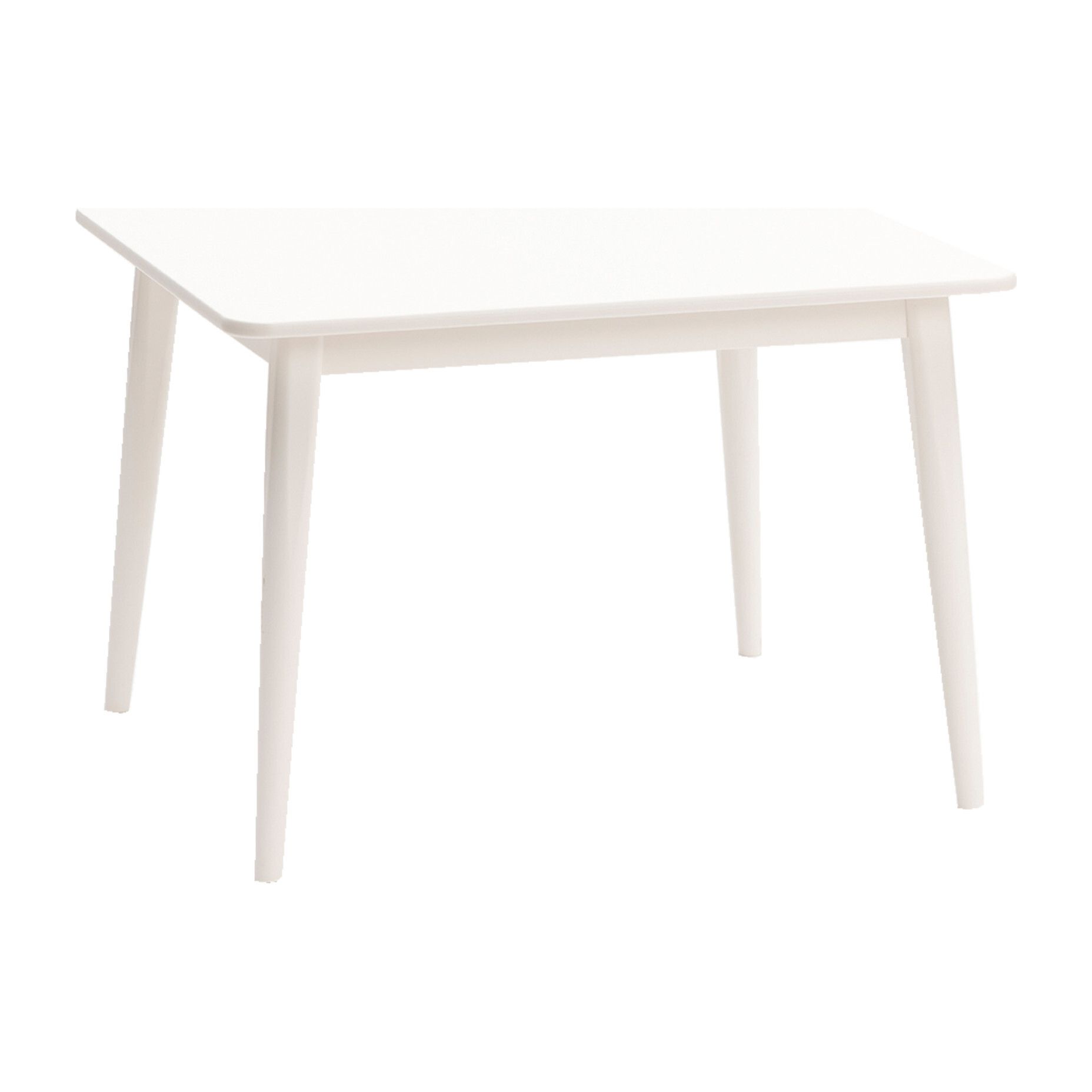 Crescent Table, White | Maisonette
