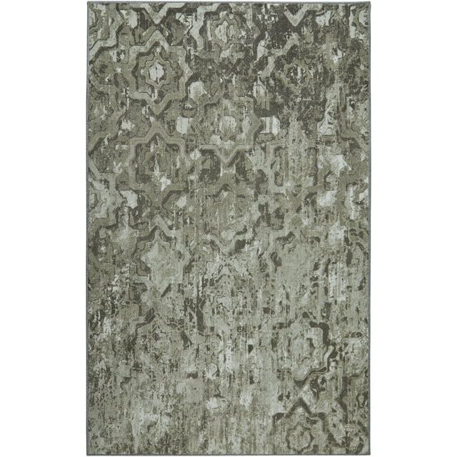 Mohawk Home Prismatic Bodhi Grey Contemporary Abstract Precision Printed Area Rug, 5'x8', Grey | Walmart (US)