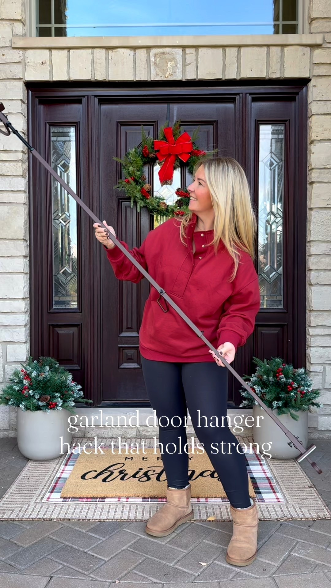 Holiday garland hack for front porch! This is a must have for front porch garland. 

#amazonhome #christmas #frontporch #holidayporch #christmasdecor #holiday #frontporch #garland #holidayporch #christmas #amazonfinds #founditonamazon #classicchristmas #traditionalchristmas #frontporch #ralphlaurenchristmas 

#LTKSeasonal #LTKHome #LTKHoliday